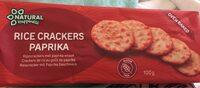 Rice crackers paprika