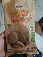 Union  galletas integrales con sabor a naranja