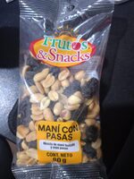 Maní con pasas