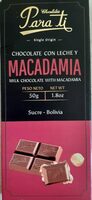 Chocolate con Leche y Macadamia