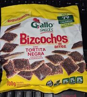 Bizcocho tipo tortitas negras