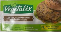 Lentils, Adzuki, Beans & Quinoa Burgers