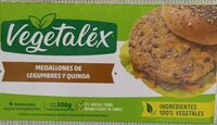 Medallones de legumbres y quinoa