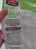 Aritos de semola de arroz sabor Cebolla
