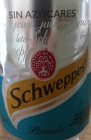 Schweppes gaseosa sabor pomelo