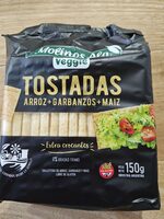 Tostadas Arroz+Garbanzos+Maiz