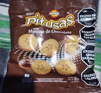 Mini Pitusas sabor Mousse de Chocolate