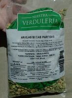 Arvejas secas partidas