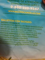 Mini crackers Paseo salvado Elaborado con Masa Madre