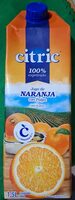 Jugo de naranja con pulpa