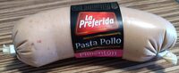 Pasta de pollo pimentón