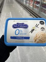 Helado de crema sabor vainilla 0% AZÚCAR