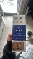 NAT Crackers Tostadas Artesanales Dátiles y almendras