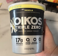 Triple Zero Blended Greek Yogurt Vanilla