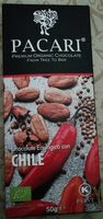Chocolate ecológico con chile