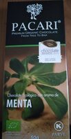 Chocolate ecólogico con aroma de menta