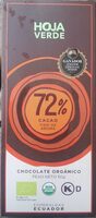 Chocolate 72% cacao fino de aroma