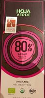 Chocolate 80% cacao fino de aroma