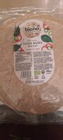 Organic pizza bases wheat