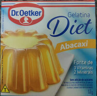 Gelatina Diet Abacaxi