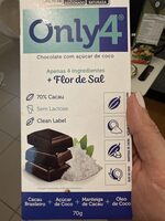 Only 4  chocolate com flor de sal