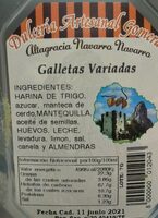 Galletas gomeras variadas