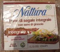 Pane di segale e semi di girasole