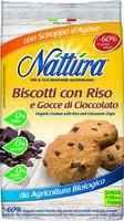 Biscotti Con Riso E Gocce Di Cioccolato Bio GR. 250 - Nattura