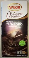Chocolate Negro 70% sin azucares anadidos
