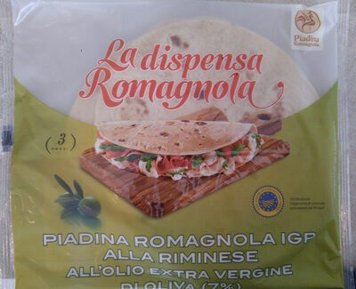 Piadina romagnola IGP alla riminese all'olio extra vergine di oliva