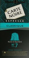 Café capsules Classique n°7 - Espresso