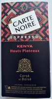 Café capsules Kenya n°8 - Espresso