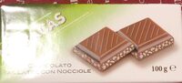 Cioccolato al latte con nocciole
