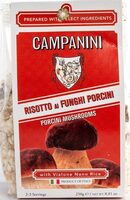 Porcini mushrooms with vialone nano rice
