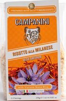 Risotto alla milanese with saffron