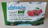 Yogurt biologico ai frutti rossi
