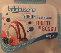 Gelato yogurt variegato frutti di bosco