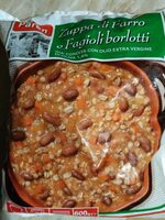 Zuppa di farro e fagioli borlotti