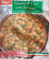 Zuppa di ceci con spinaci
