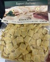 Ravioli con Prosciutto Crudo