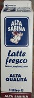 Alta Sabina latte fresco intero pastorizzato alta qualità