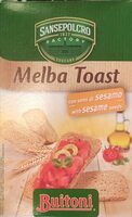 Melba toast con sesamo