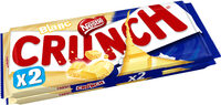 CRUNCH Blanc Tablette 2x100g