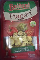 Tortelloni verduritas asadas