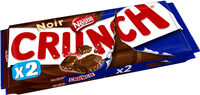 CRUNCH Noir Tablette 2x100g