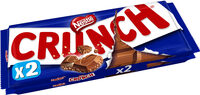 CRUNCH Lait Tablette 2x100g