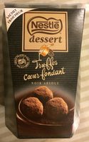 Dessert - Truffes cœur fondant Noir absolu