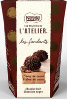 Les fondants chocolat noir fèves de cacao