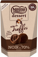 NESTLE DESSERT Truffes au chocolat Noir 70% 250g