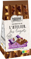 NESTLE L'ATELIER Lingots Lait Raisins Noisettes 157,5g